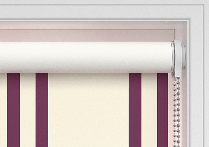 Winnies Stripe, Mulberry - Twist&Fit Roller Blind - Image 10